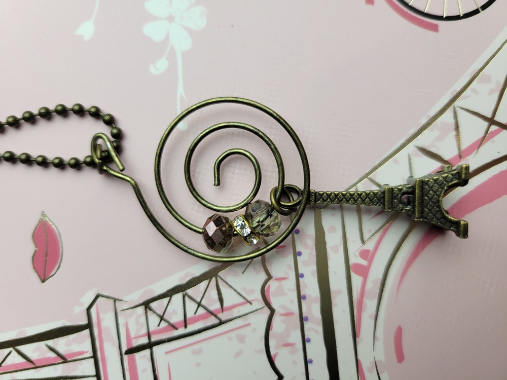 Eiffle Tower Charm Necklace